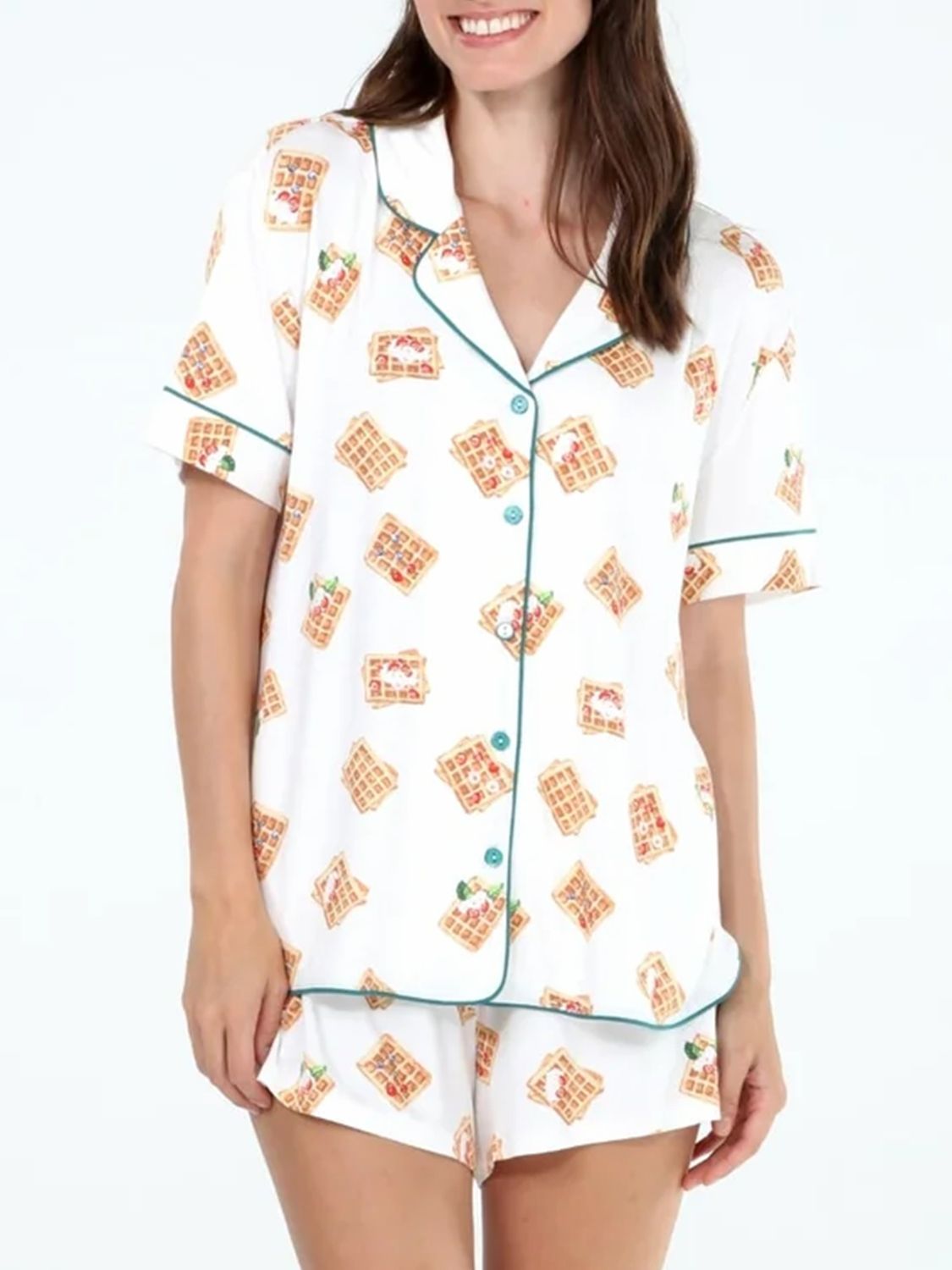 HND63955 Breakfast in Bed Jersey Shortie Set
