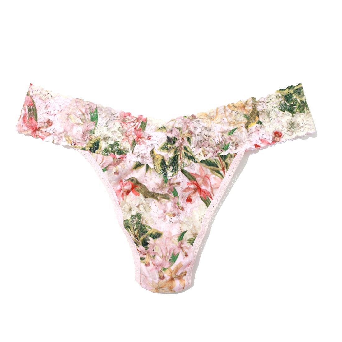 HAK4811PRP Original Rise Thong Prints, Color: FrenchGarden, Size: OneSize