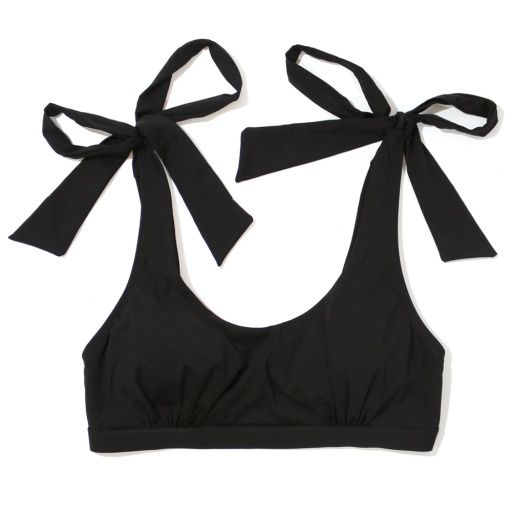 HAK7991 SW Scoop Bikini, Color: Black, Size: Large