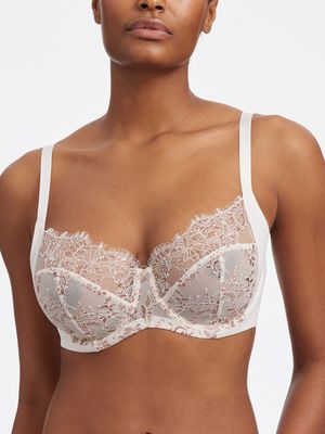SKB334143 Entice Foil &amp; Lace Full Coverage Bra