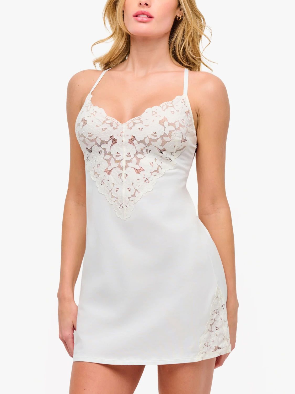 COSROMAN2711 Romanza Slip, Color: MoonIvory, Size: Small
