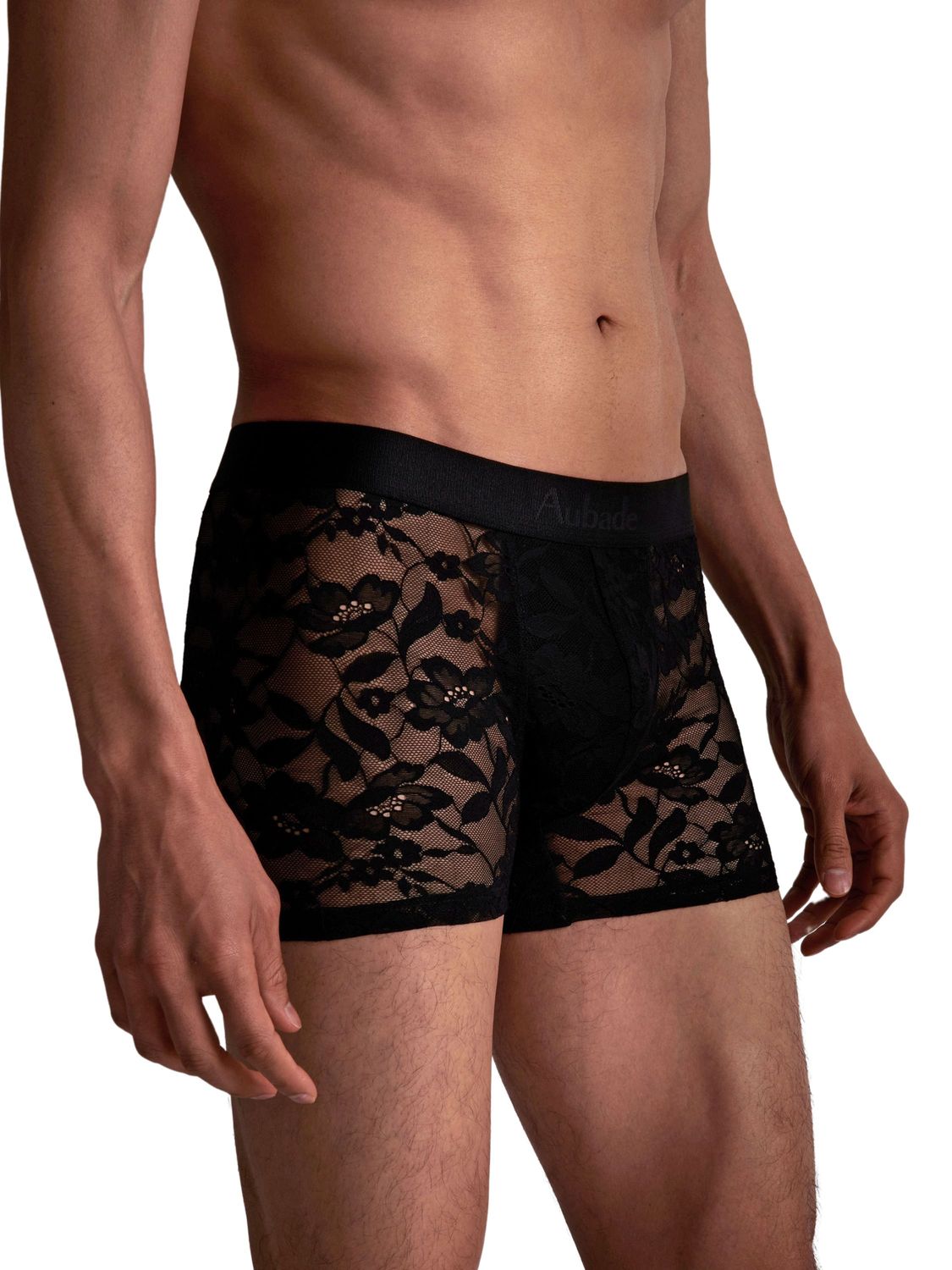 AUBXB78S Homme Sheer Boxer, Color: Lace, Size: XSmall