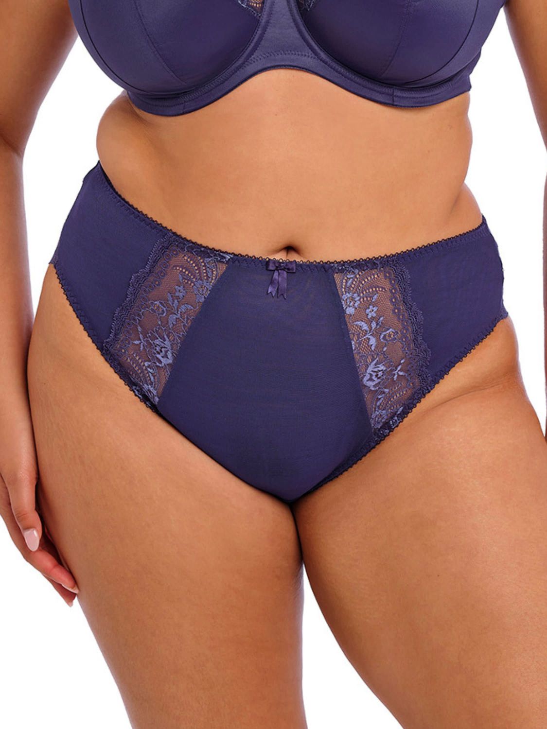 ELO4119 Morgan High Leg Brief, Color: Midnight, Size: Large