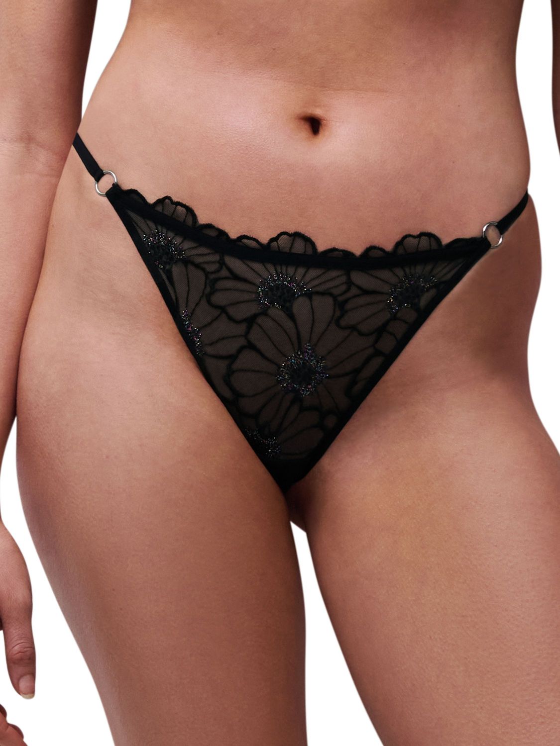 CHP22OG5 Lush Thong, Size: XLarge, Color: FestiveBlack