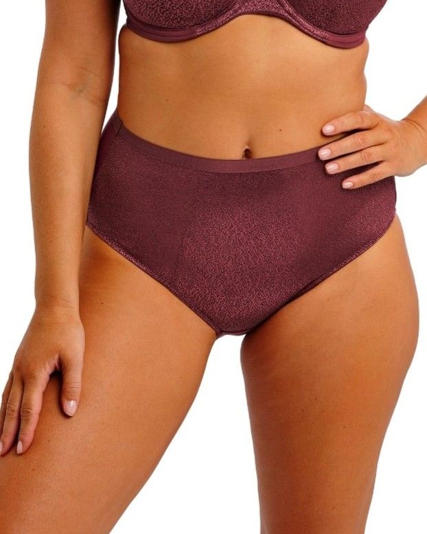 FAN103251 Demure Full Brief, Color: Fig, Size: Small