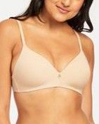 MON9317 Pure Wire Free Tshirt Bra, Color: Sand, Size: 28C