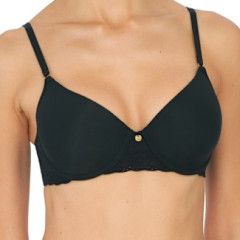 NAT721154 Bliss Perfection Contour Bra, Color: Black, Size: 30A