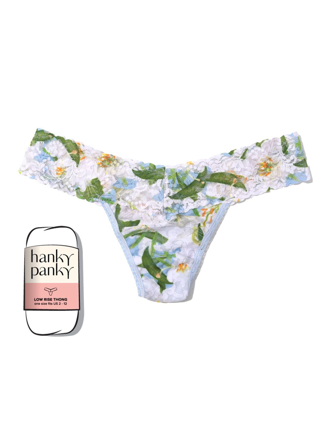 HAK4911PRP Low Rise Thong Prints, Color: AbsoluteLilly, Size: OneSize