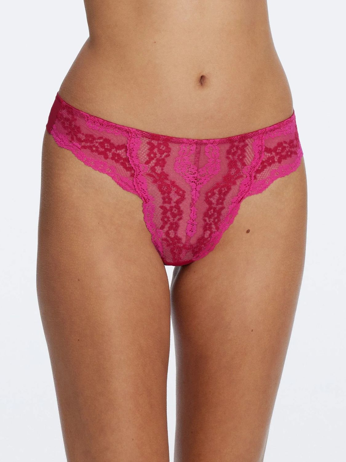 SKB371229 Impress Lace Thong, Color: RedApple, Size: XLarge