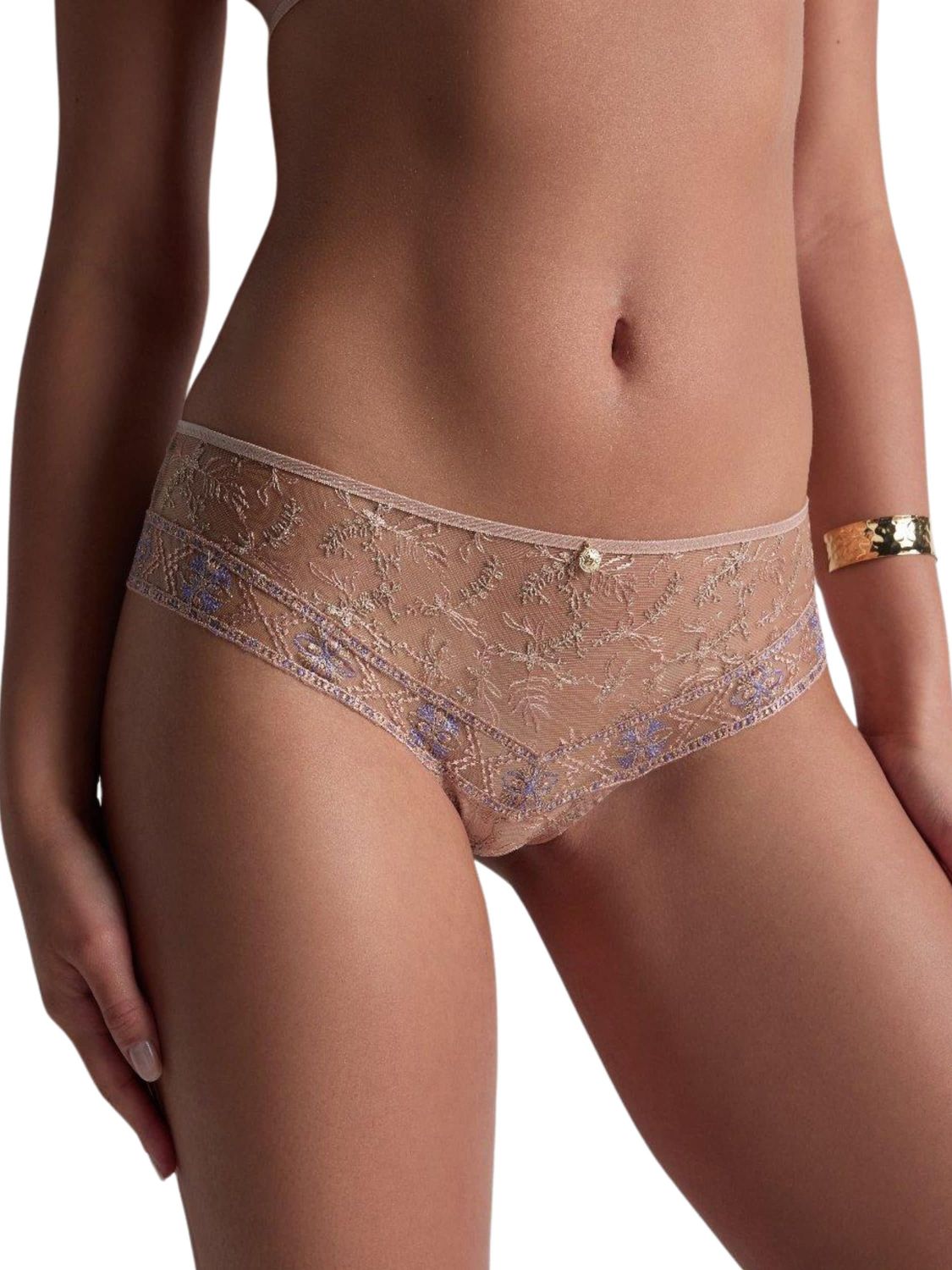 AUB4C70 Sound of Heart Shorty Brief, Color: LavenderAura, Size: Large