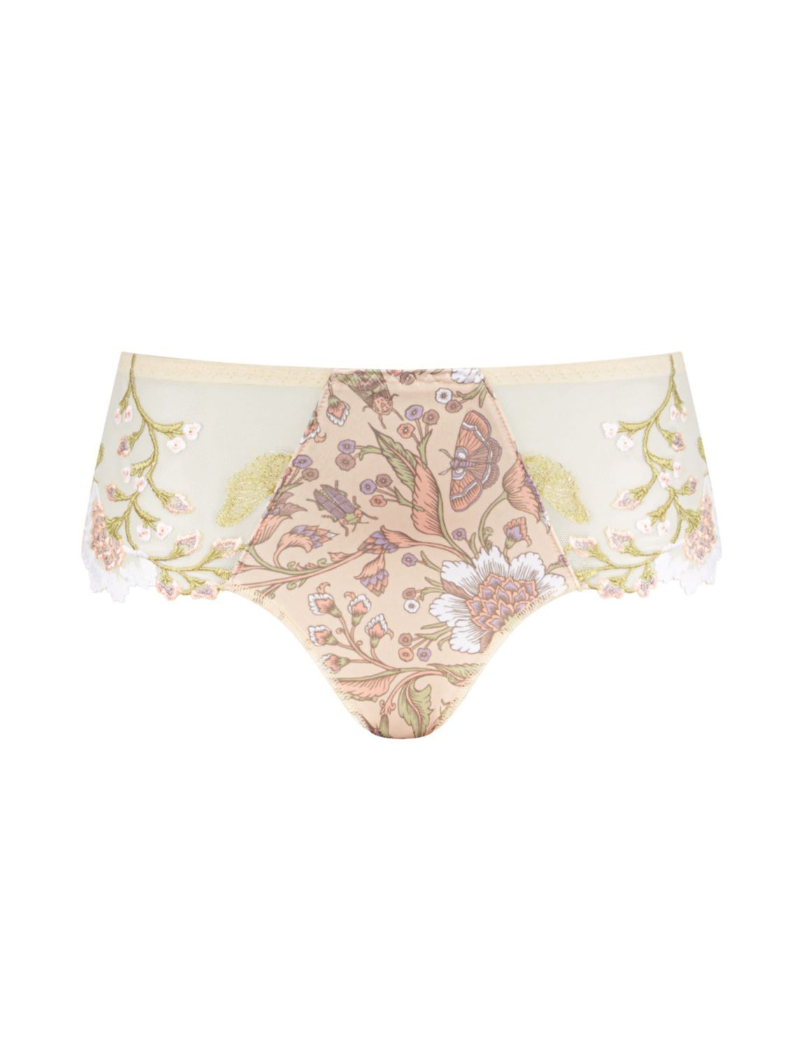 LBQ53440 Flora Shorty, Color: Linen, Size: Small
