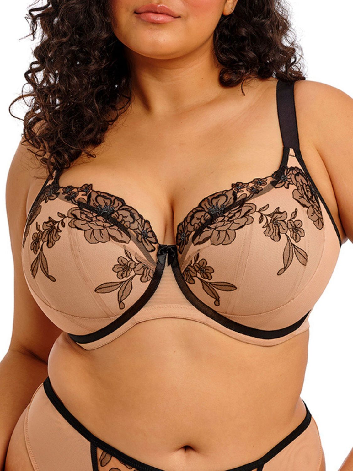ELO302615 Teagan UW Padded Half Cup Bra, Color: CafeAuLait, Size: 32K