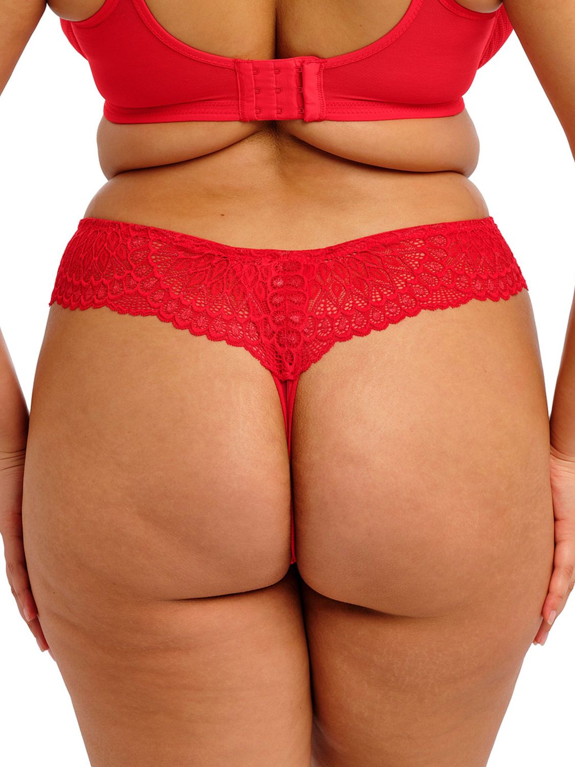 ELO30337 Tiernie Thong, Color: Red, Size: Small
