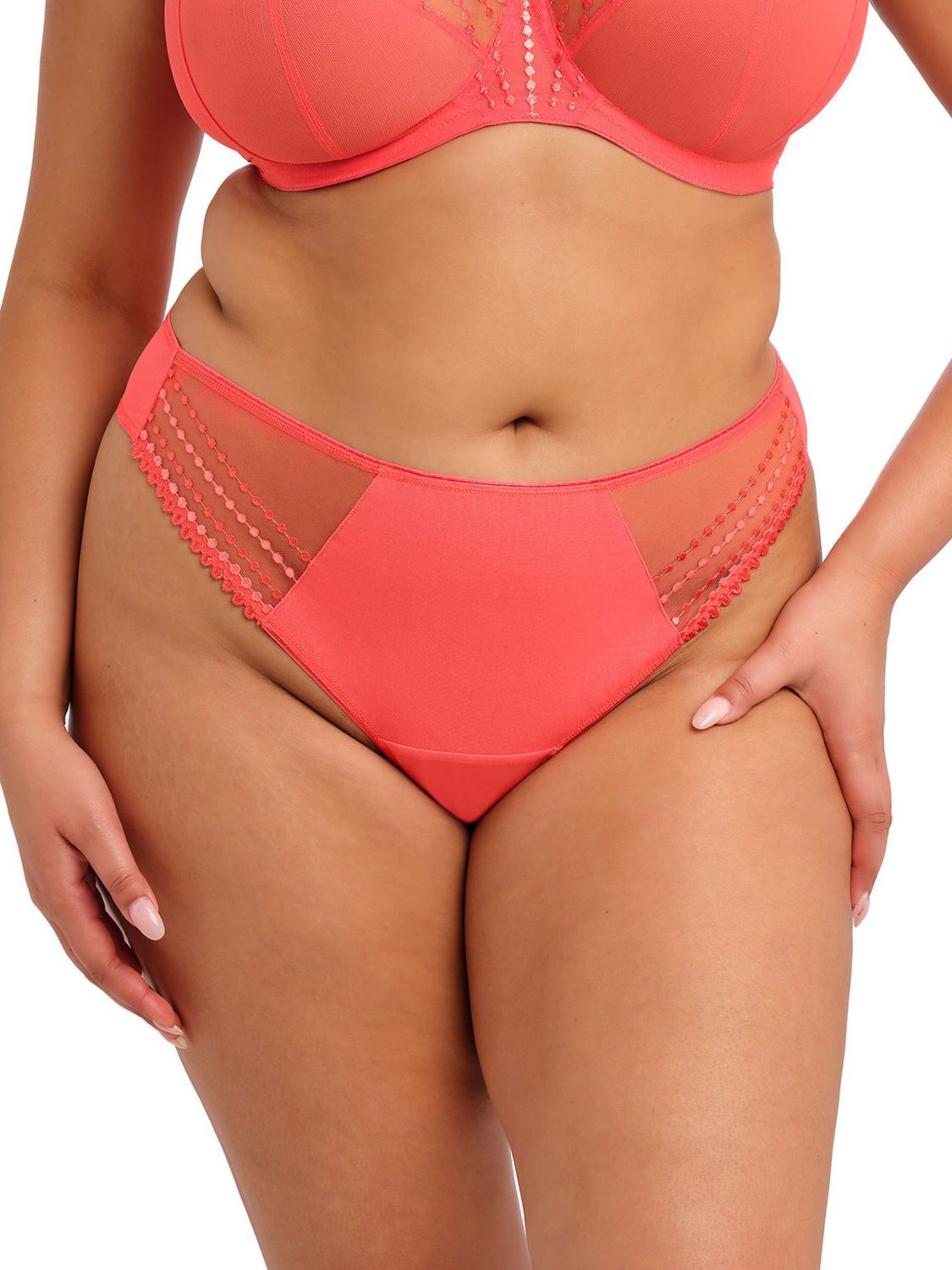 ELO8907 Matilda Thong, Color: Sunset, Size: Small