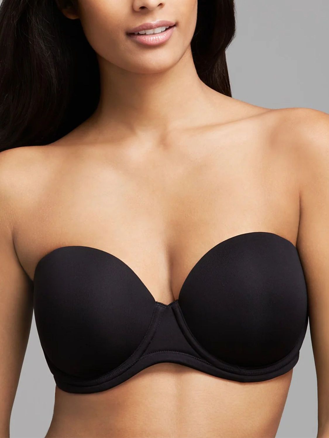 WAC854119 Red Carpet Strapless Bra, Color: Black, Size: 30D