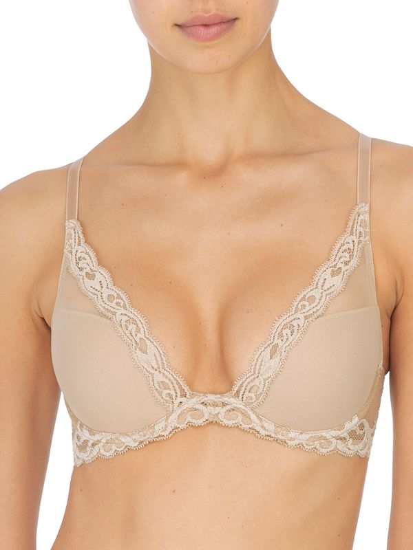 NAT730023 Feathers Contour Plunge Bra