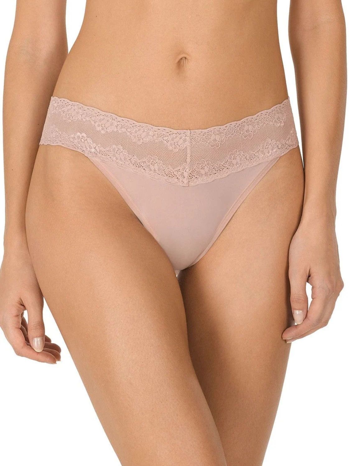 NAT750092 Bliss Perfection Thong NA, Color: RoseBeige, Size: OneSize