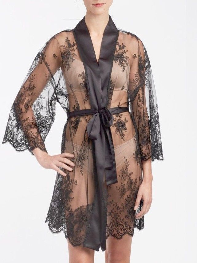 RYA197 Darling Lace Cover Up, Color: Black, Size: XSmall/Small