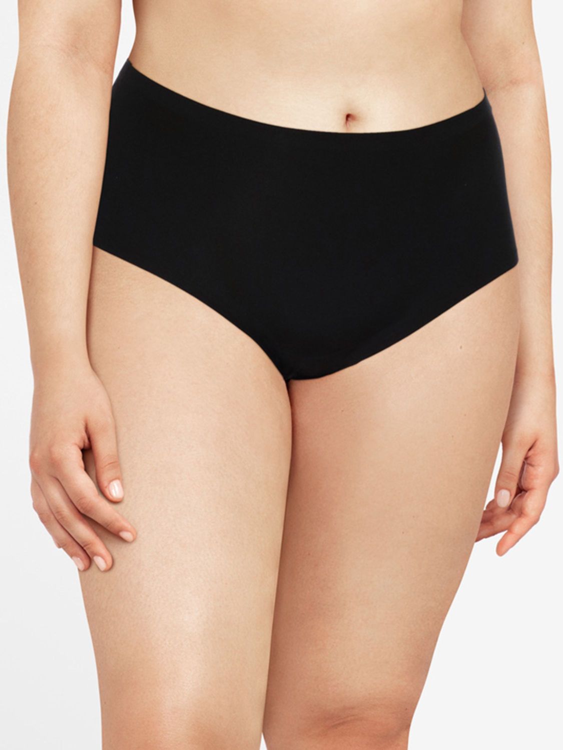 CHL1137 Soft Stretch Plus Full Brief, Color: Black, Size: PlusSize