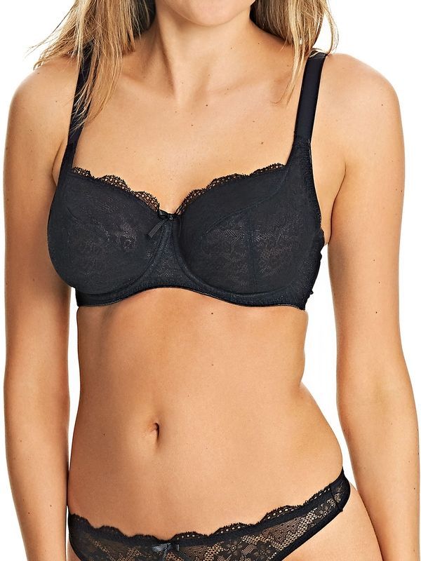 FRE1012 Fancies UW Balcony Bra, Color: Black, Size: 30N