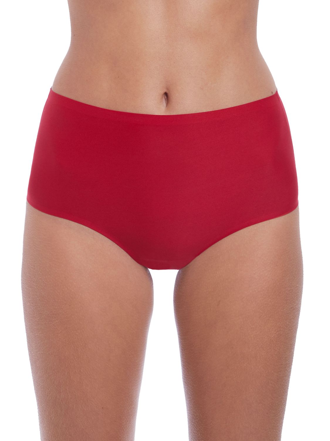 FAN2328 Smooth Ease Invisible Full Brief, Color: Red, Size: OneSize