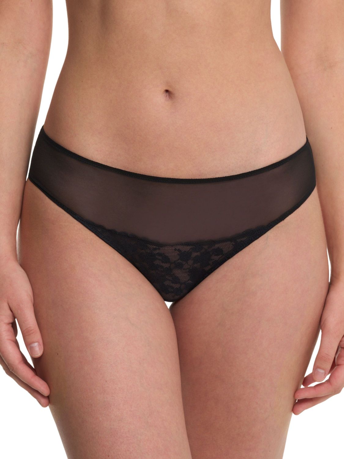 NAT776191 Cherry Blossom Girl Brief, Color: Black, Size: Small