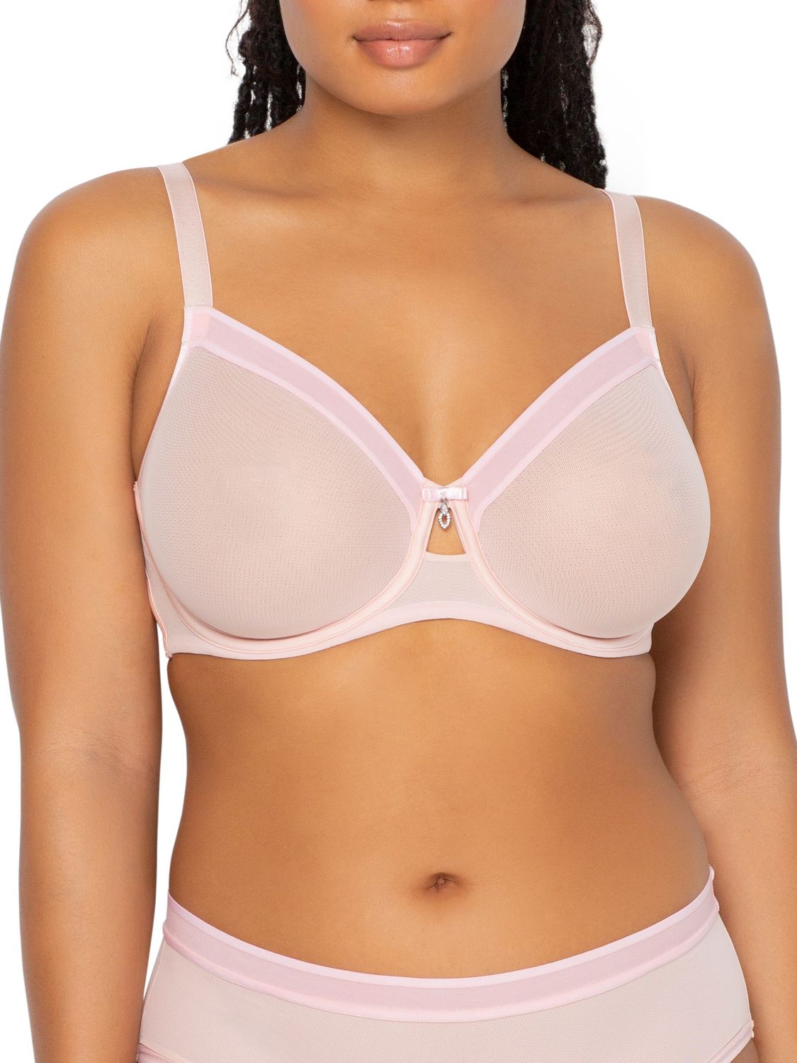 CVC1311 Sheer Mesh Unlined Bra