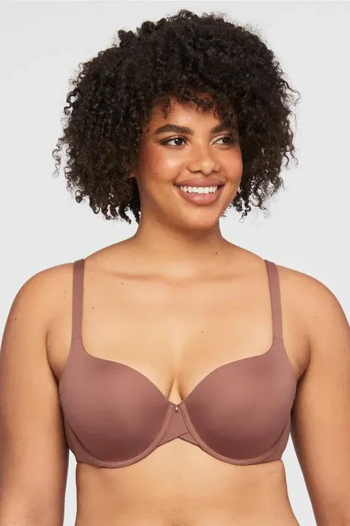 MON9310 Pure Demi Tshirt Bra, Color: Pecan (On Sale), Size: 36D