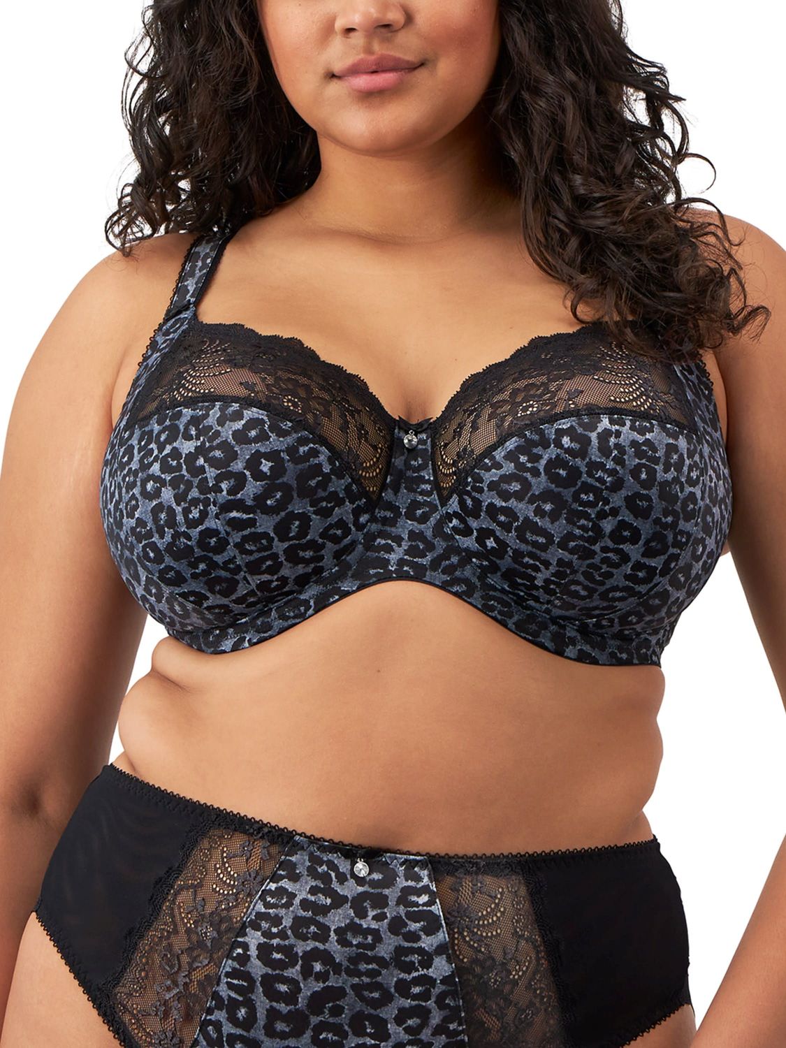 ELO4110 Morgan UW Bra, Color: Snow Leopard (On Sale), Size: 40E