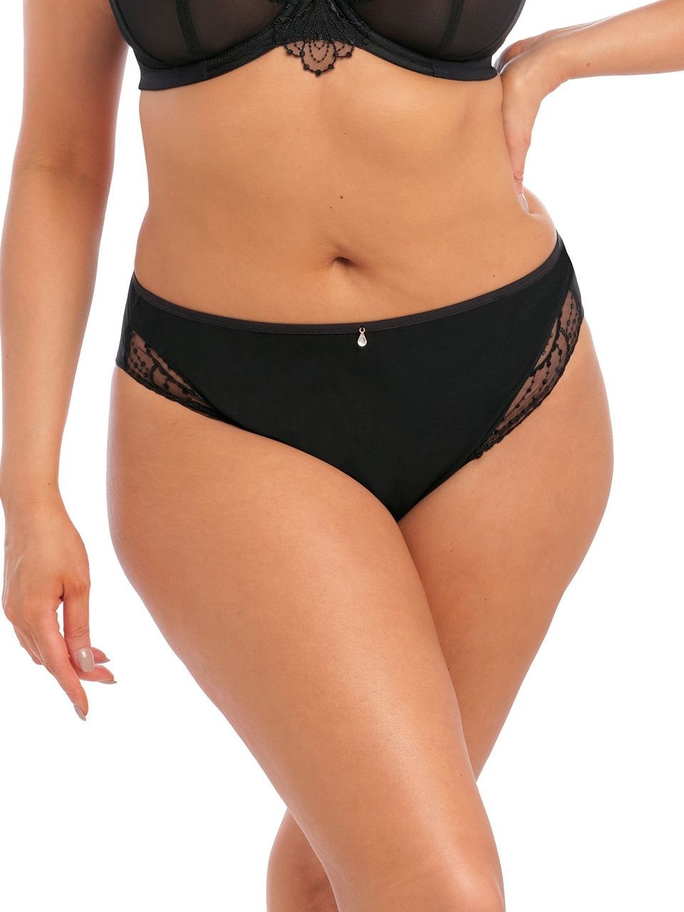 ELO4557 Priya Brazilian, Color: Black, Size: Medium
