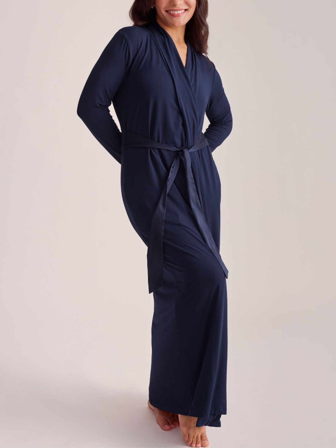 FRT621 Long Robe, Color: Ink, Size: Small/Medium