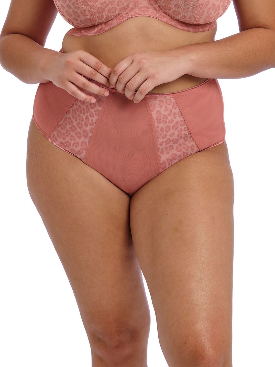 ELO8908 Matilda Printed Full Brief, Color: Rose Leo, Size: 3XLarge