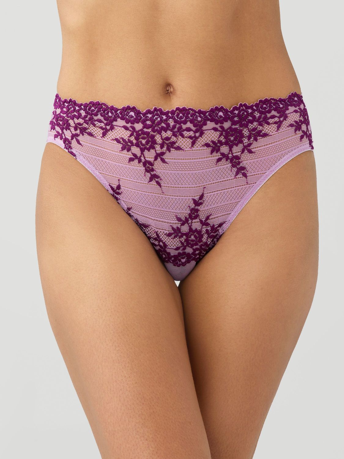 WAC841191 Embrace Lace Hi Cut Brief