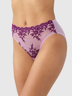 WAC841191 Embrace Lace Hi Cut Brief