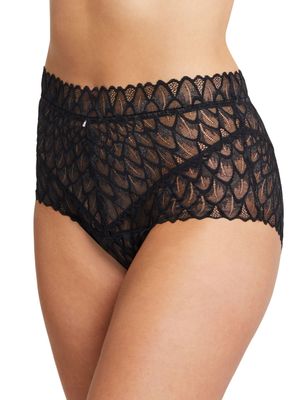 MON9309 Lacy Essentials High Waist Brief