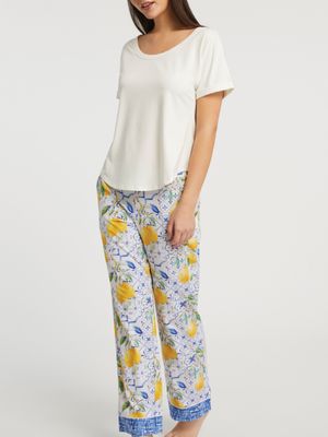 INJ7070 TShirt and Lounge Pant Set