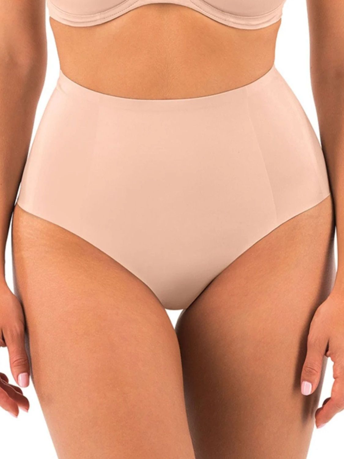 FAN2325 Smooth Ease Shaping Brief, Color: NaturalBeige, Size: Small