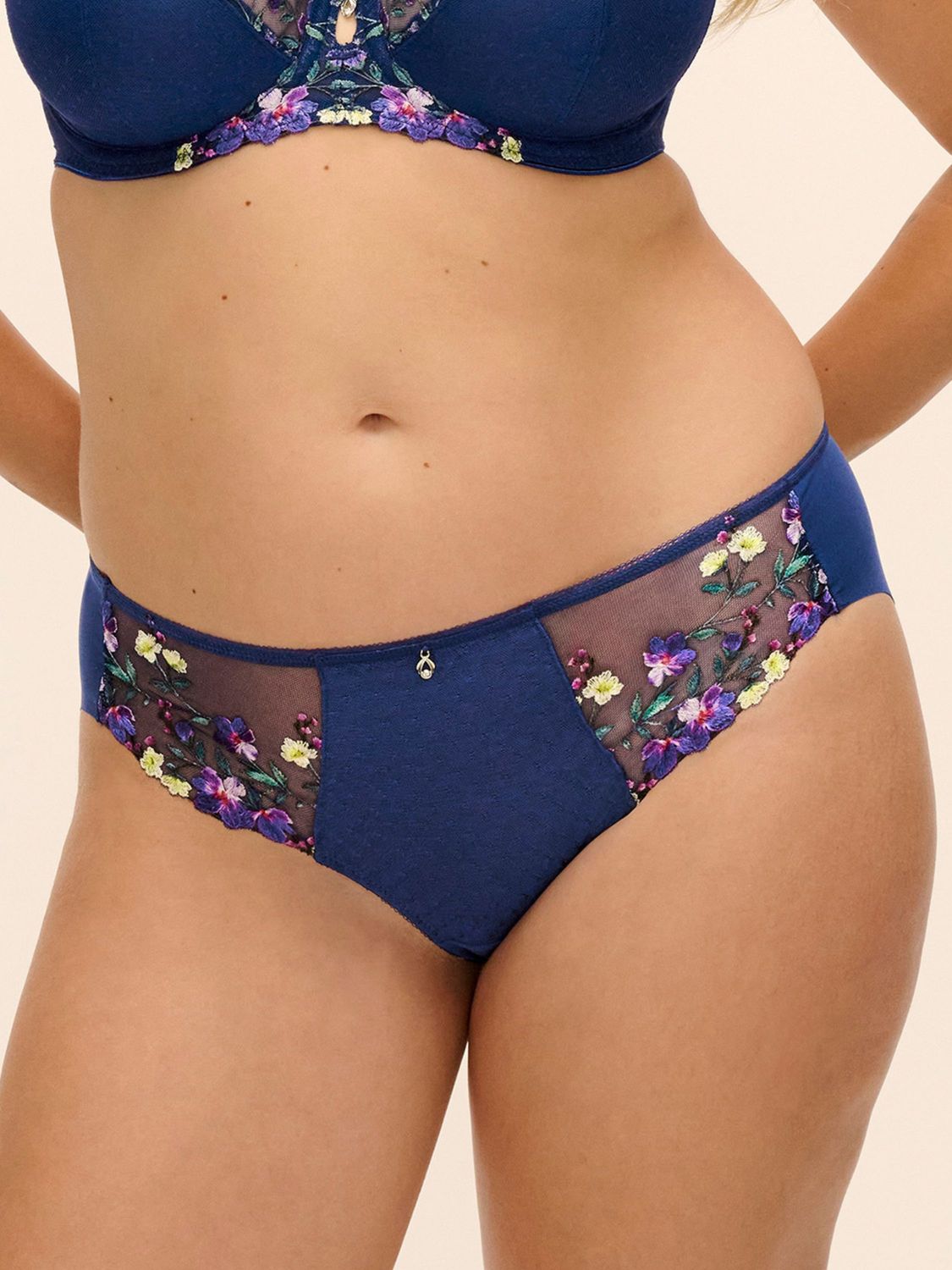 FAN103050 Marie Brief, Color: Sapphire, Size: XLarge