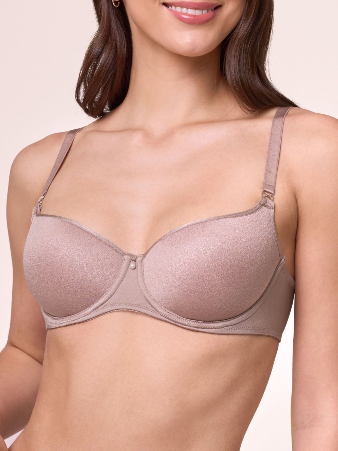 MON9360 Balconette Spacer TShirt Bra, Color: Moonshell, Size: 32D