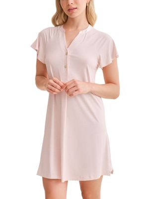 FRT638 Flutter Sleeve Nightshirt