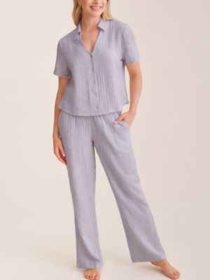 FRT6143 Button Down Pj Set