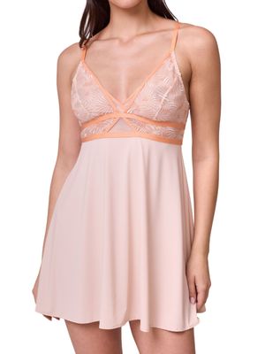 MON9764 Tangerine Dream Chemise Set