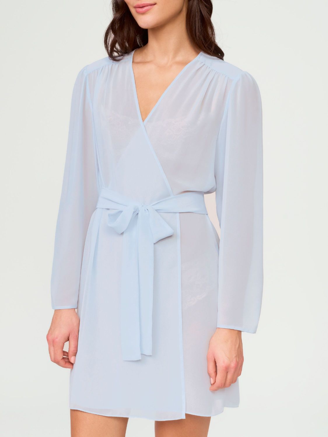 RYA1030 Lovely Cover Up, Color: MarianBlue, Size: XSmall/Small