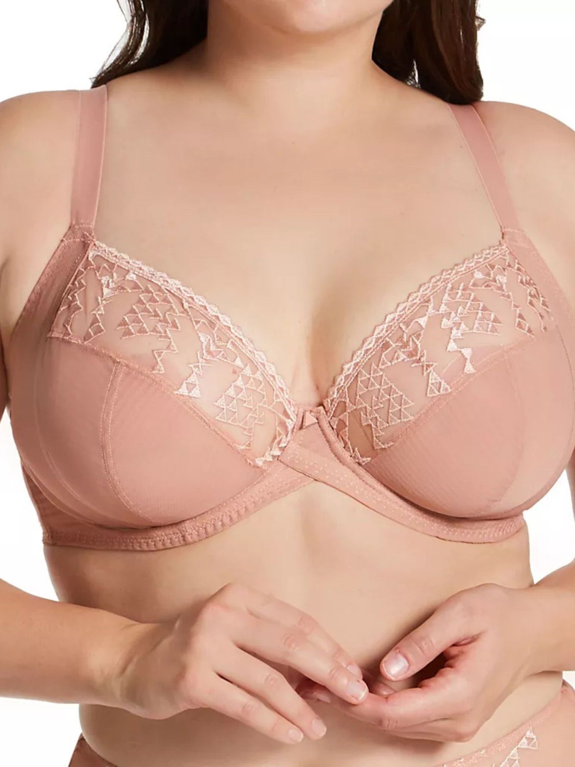 CKL033101 Centre Stage Full Plunge Bra, Color: Latte, Size: 34J