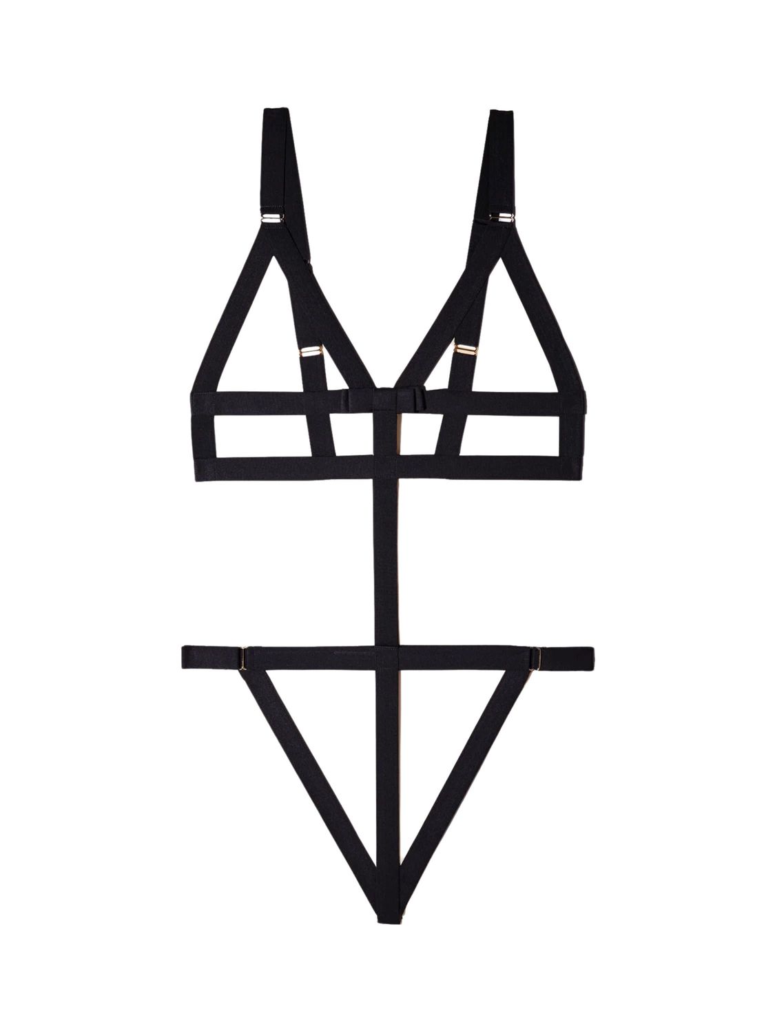 COSCLPAT2211 Cleopatra Bondage Bodysuit, Color: Black, Size: Medium