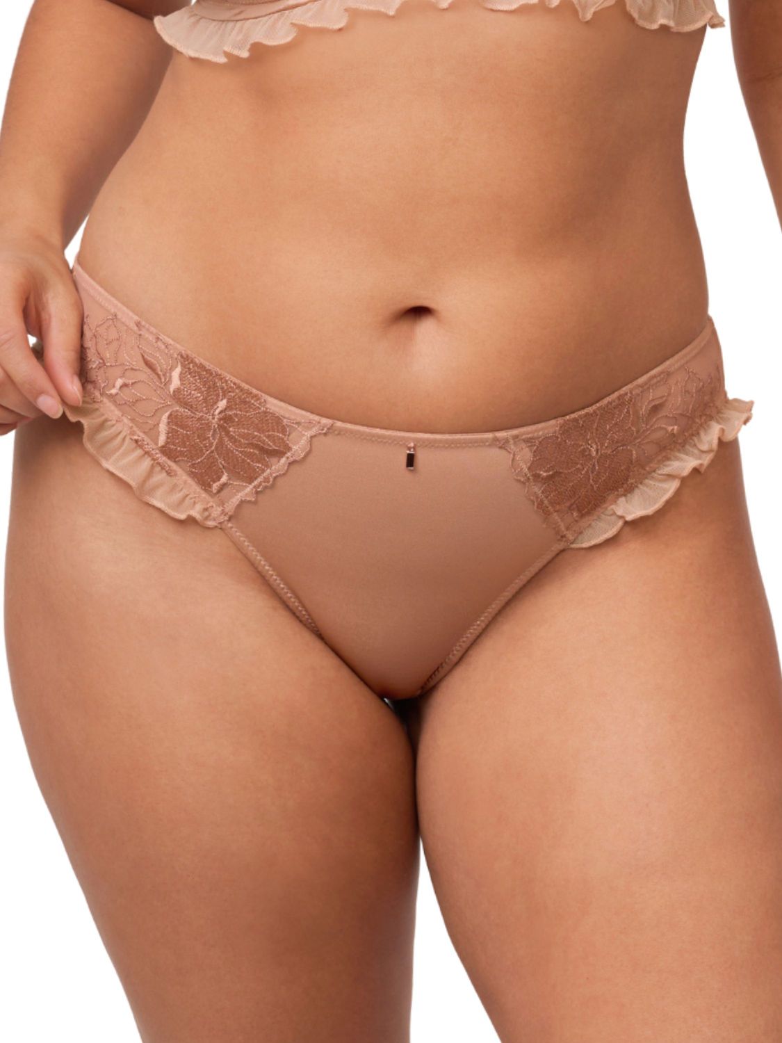 MON9805 Golden Hour Brazilian, Color: Rose Gold, Size: XSmall