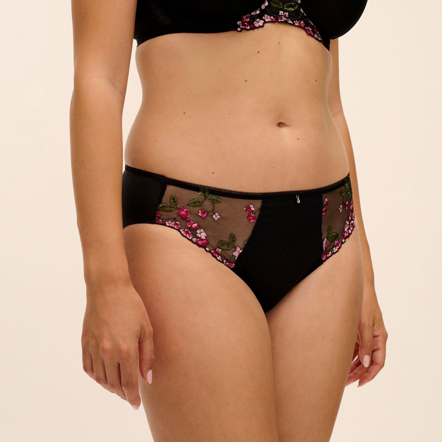 FAN104250 Eliyse Brief, Color: Black, Size: Small