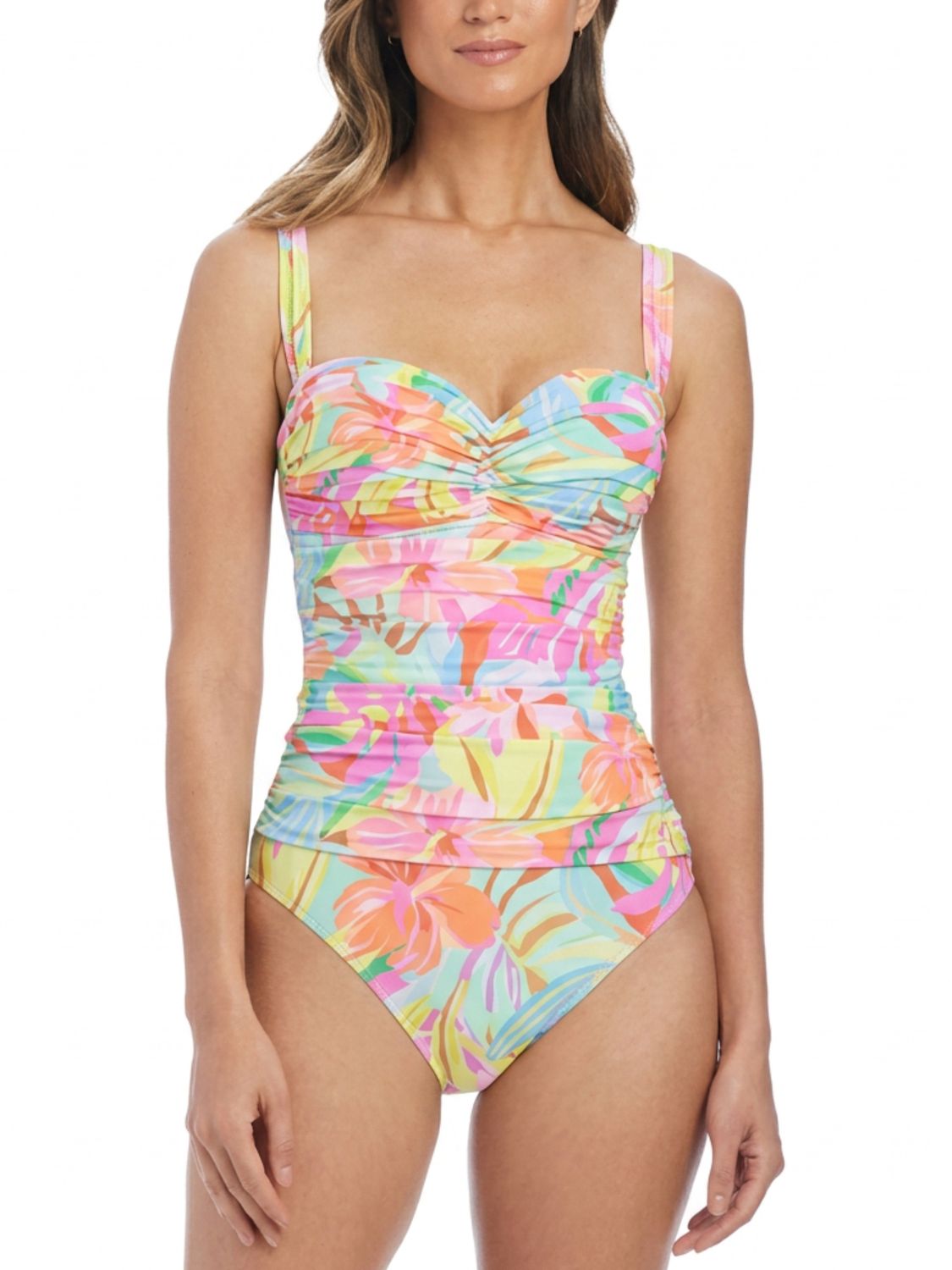 RBBB26978 Shirred Bandeau Mio, Color: MULTI, Size: 6