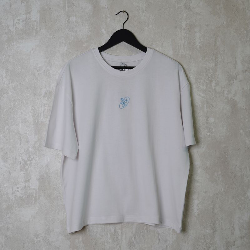 Camiseta blanca Boxy Fit Oversize
