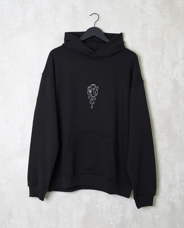 Sudadera negra Oversize